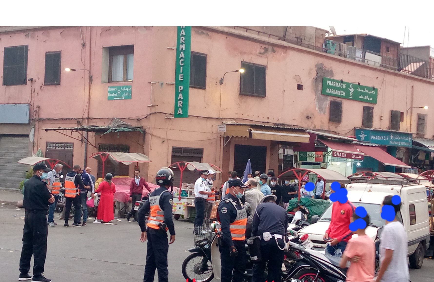 استنفار أمني بساحة جامع الفنا بمراكش بعد العثور على حقيبة مشبوهة​