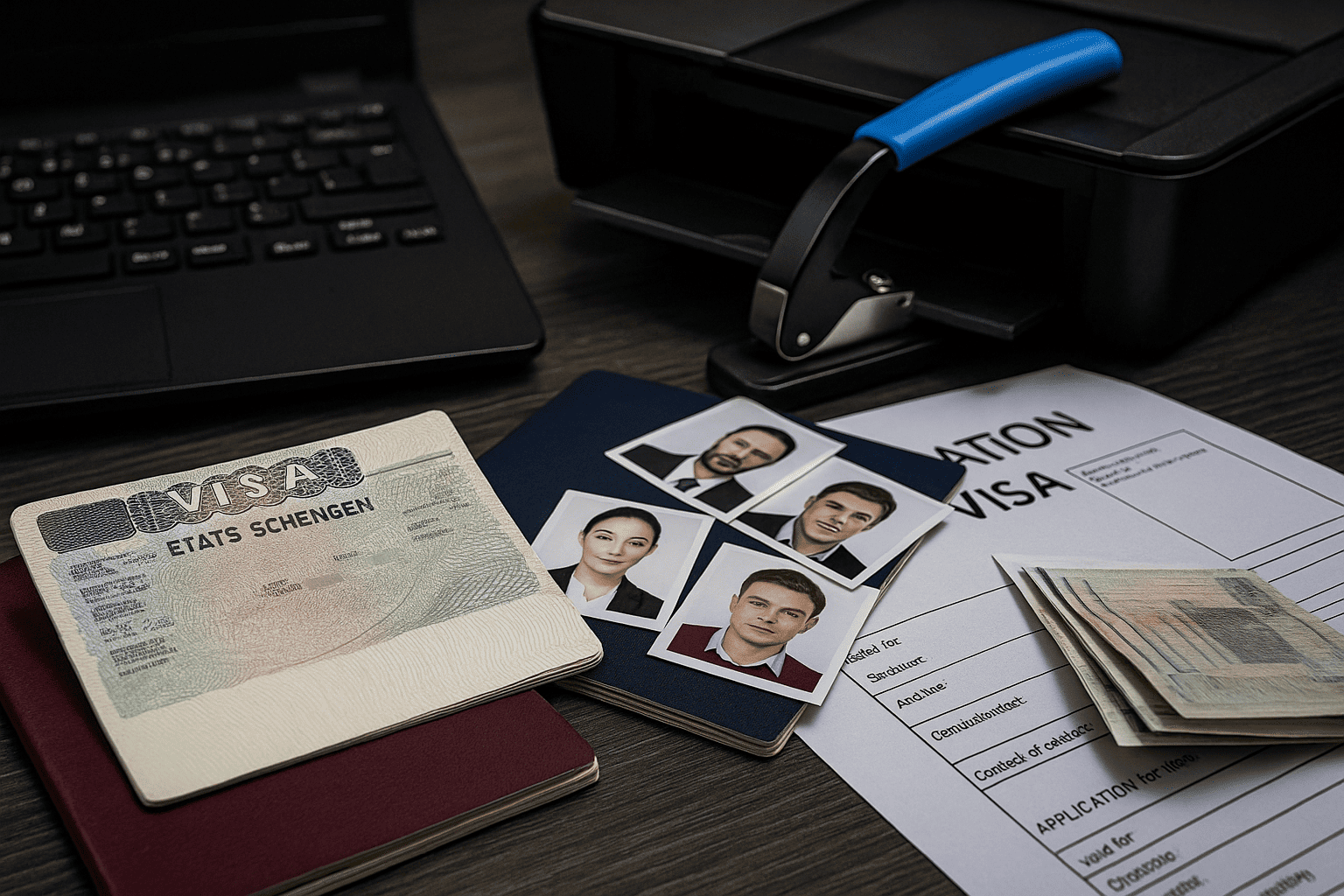 تزوير وثائق طلب تأشيرات شنغن