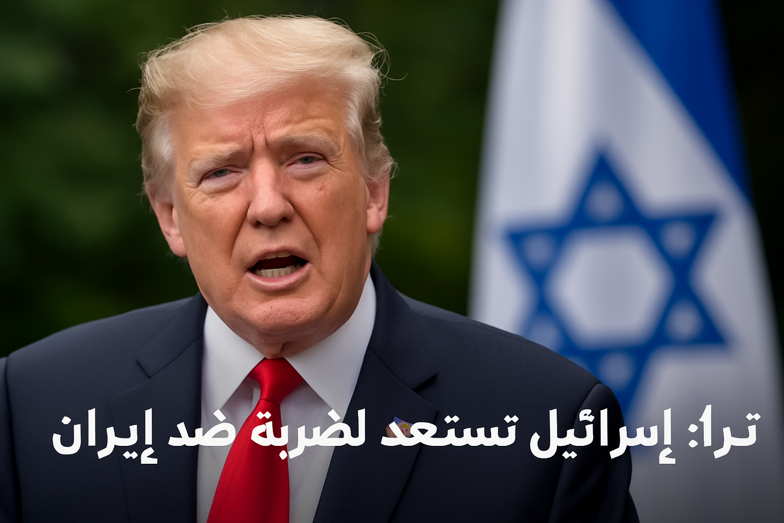 ترامب إسرائيل قد تضرب إيران