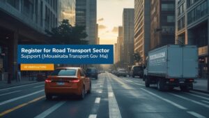 سرّع خطواتك: 5 مراحل للتسجيل في دعم قطاع النقل الطرقي mouakaba transport gov ma