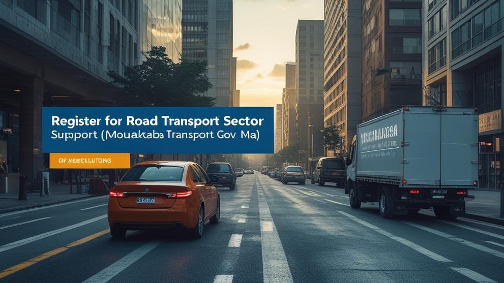 سرّع خطواتك: 5 مراحل للتسجيل في دعم قطاع النقل الطرقي mouakaba transport gov ma