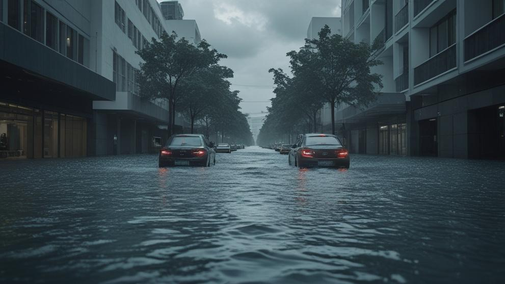 مياه الأمطار تُغرق مدخل طنجة وتُحاصر مواطنين داخل سياراتهم (فيديو)