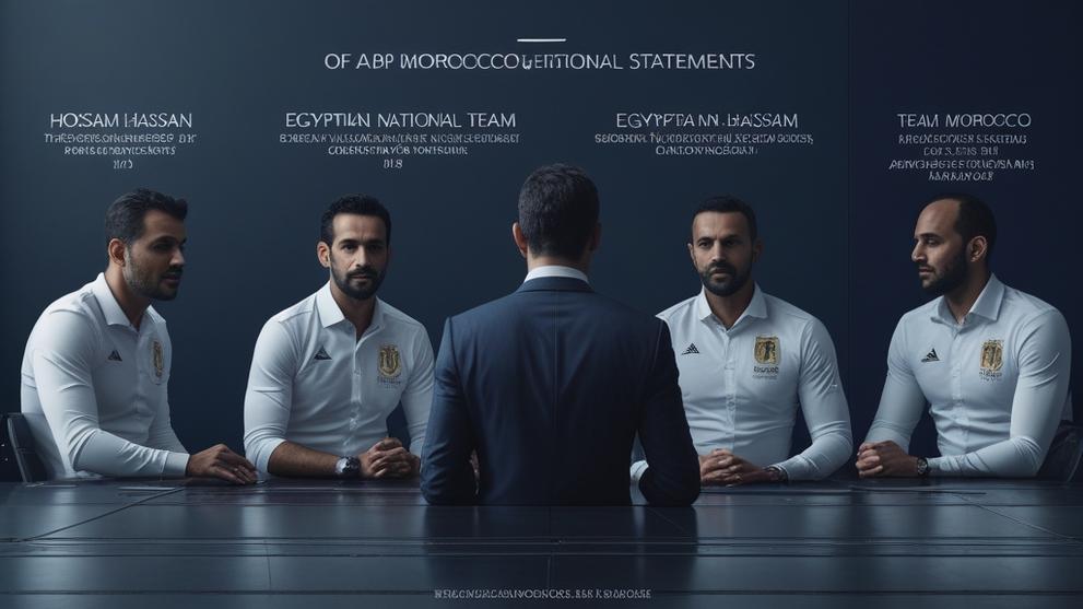 تصريحات مختلفة من حسام حسن والمنتخب المصري حول المغرب