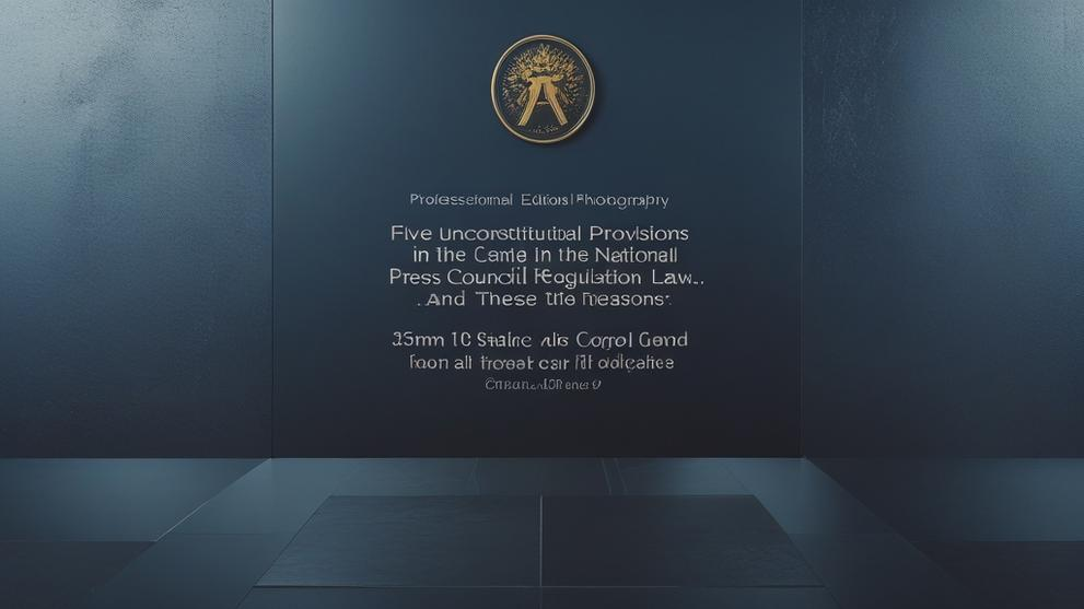 خمس مواد مخالفة للدستور في قانون تنظيم المجلس الوطني للصحافة.. وهذه هي الأسباب